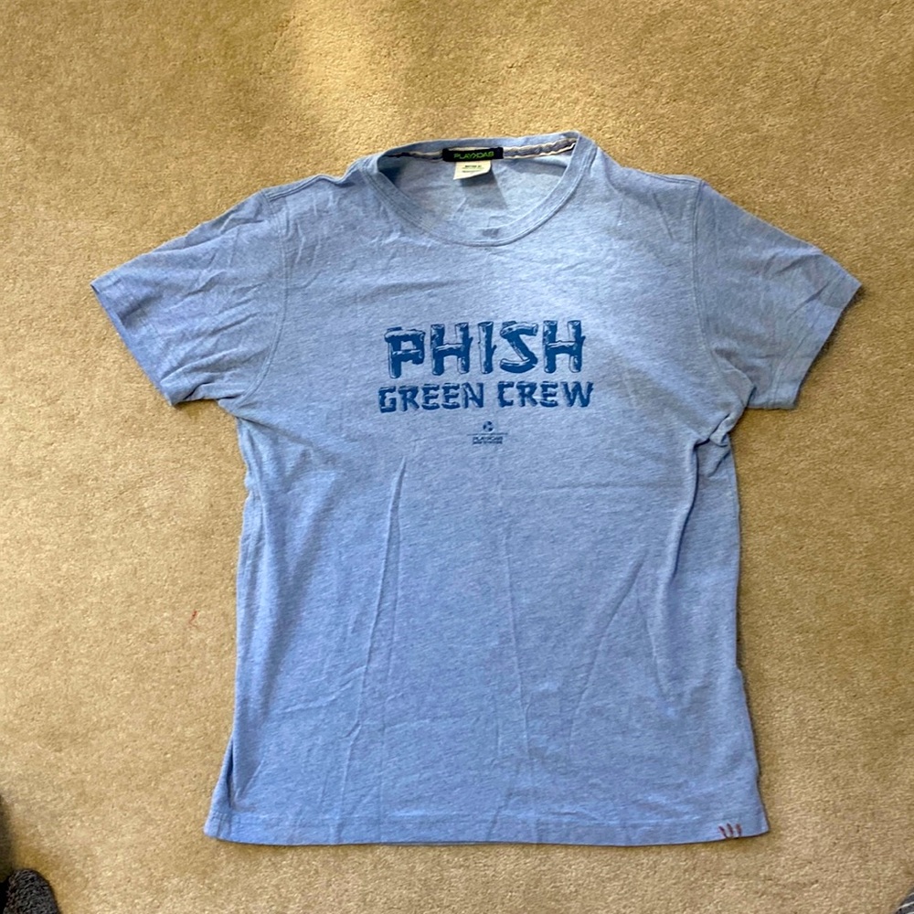 Phish green crew shirt size medium